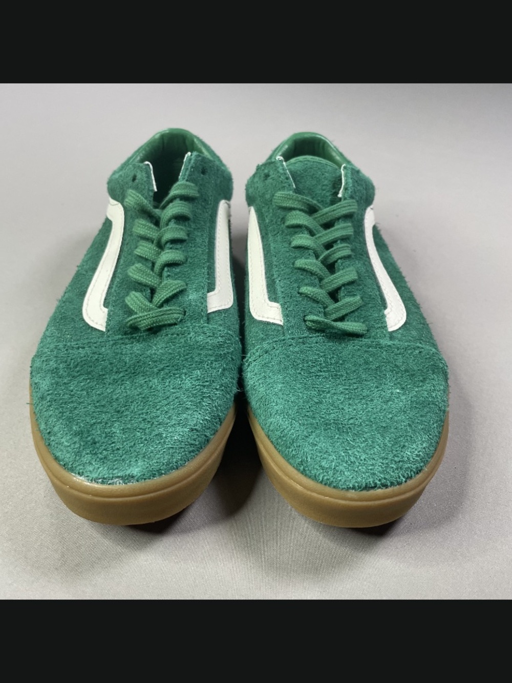 NEW Vans Shoes Womens 6 green brown suede leather skate casual - Picture 3 of 9